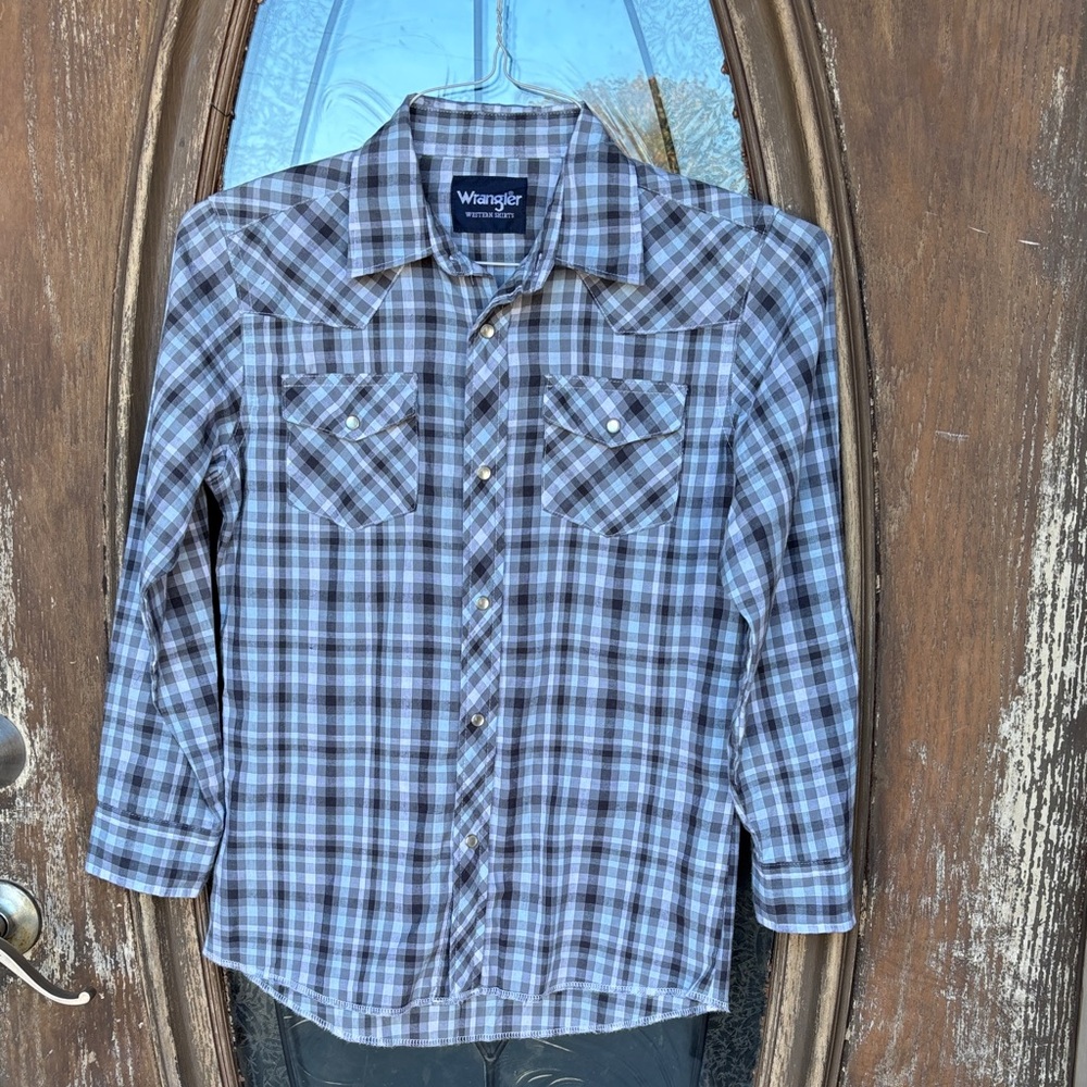 Wrangler Pesrl Snap Western youth 10/12